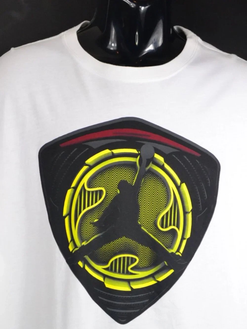 Jordan Men's Size 3XL Retro 14 Thunder Graphic Short Sleeve T-Shirt